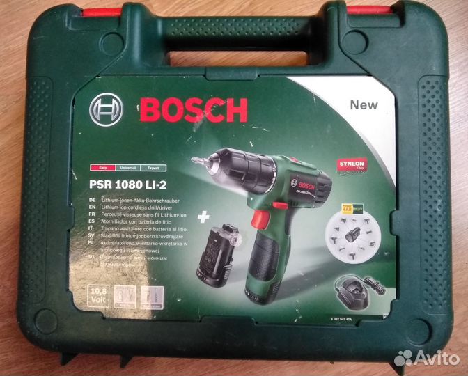 Шуруповерт Bosch PSR 1080 LI-2 в идеальном сост