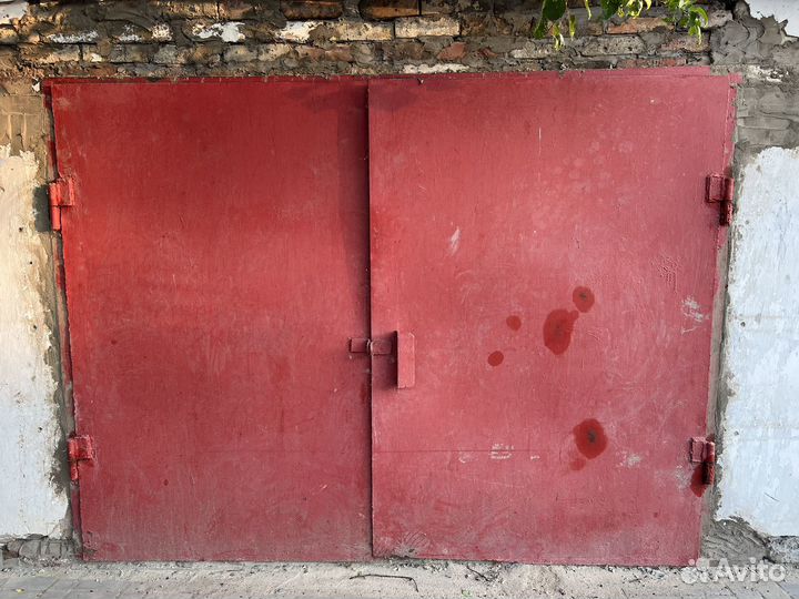 Ворота гаражные металлические бу