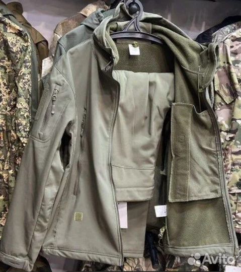 Тактический костюм softshell олива все размеры