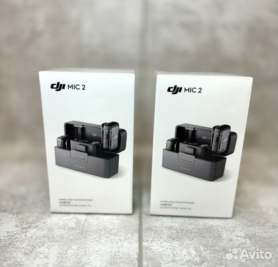 DJI Mic 2 Микрофон - (2 TX + 1 RX + Charging Case)