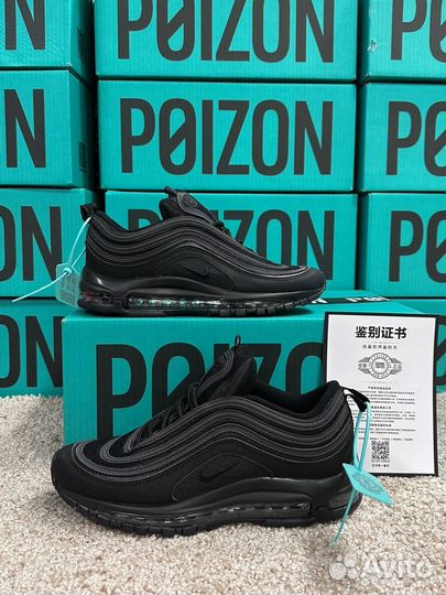 Nike Air Max 97 Оригинал Черные Poizon