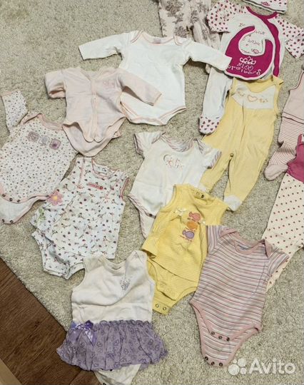 Вещи на девочку 3-6 месяцев
