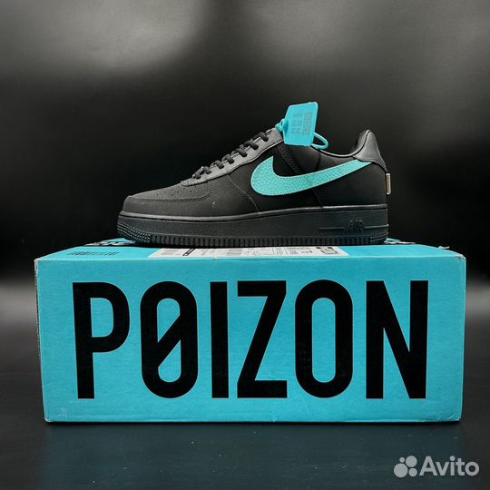 Кроссовки Nike air force 1 Tiffany&Co