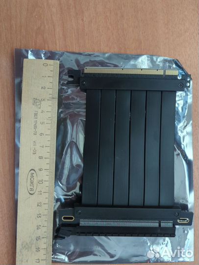 Рейзер pci-e 3.0 x16 10см 180 новый, вскрытый
