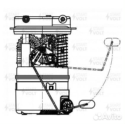 Насосы топливные электрические startvolt 336916874
