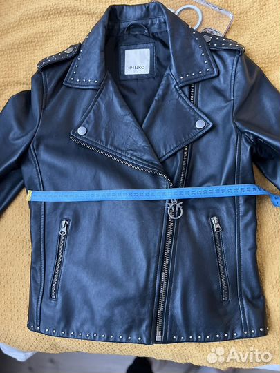 Кожаная куртка Pinko 42-44 размер