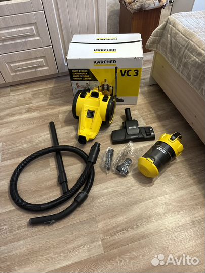 Пылесос karcher VC 3, желтый