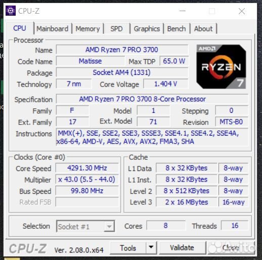 Ryzen 7 3700pro