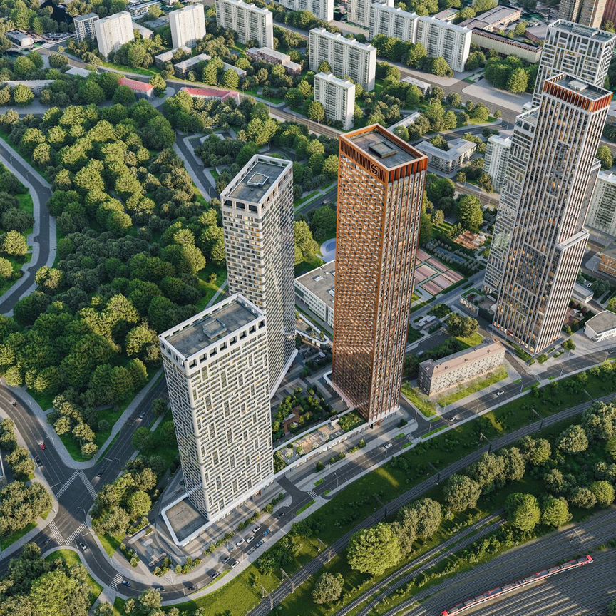 1-к. квартира, 45,6 м², 48/60 эт.