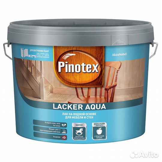 Лак для древесины Pinotex Lacker Aqua 10