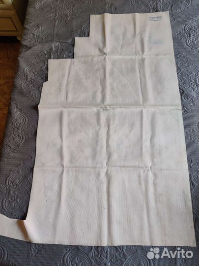 Винилискожа, темно-красная, остаток