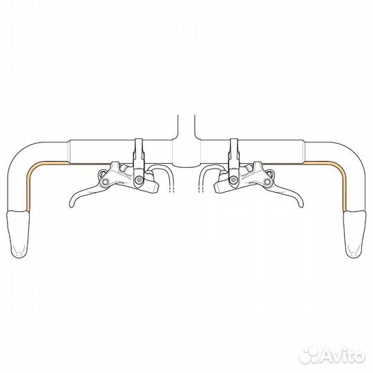 Shimano GRX BL-RX812 Sub Brake Lever