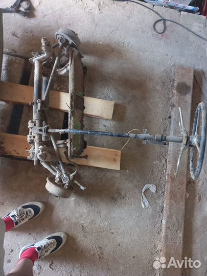 Передний мост мотоколяски сзд