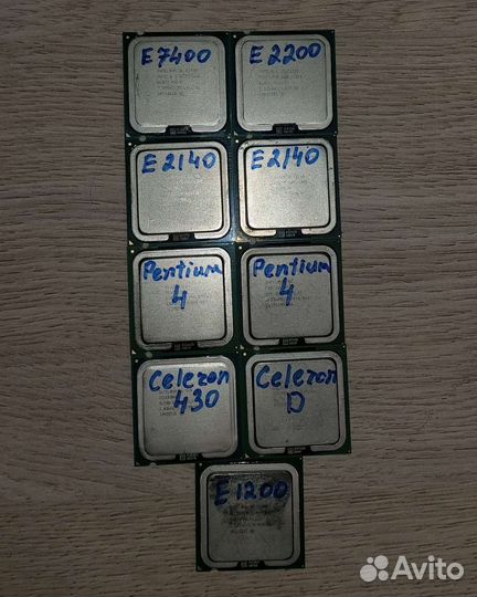 Процессоры intel и AMD