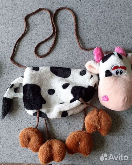 Детская сумка коровка