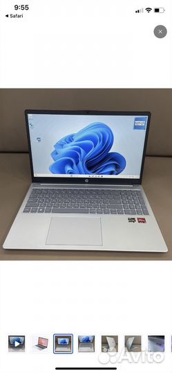 HP 15s Ryzen 5 7520u/16GB/SSD512 подсветка клавишь