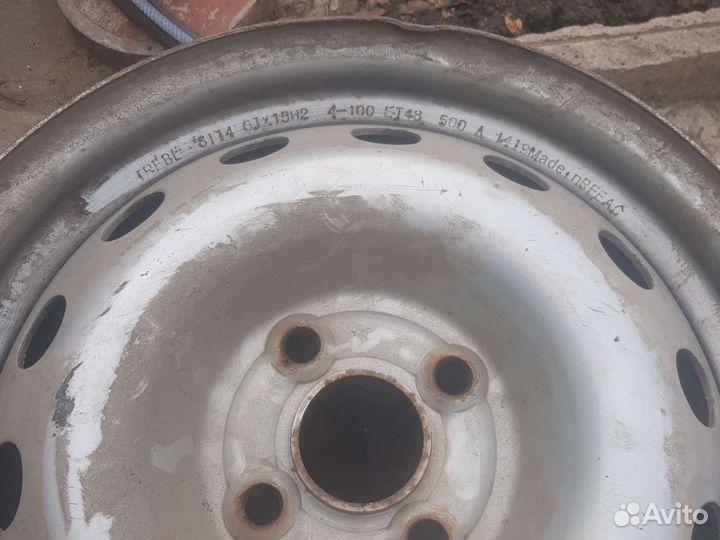 Диски r15 штампы 4 100