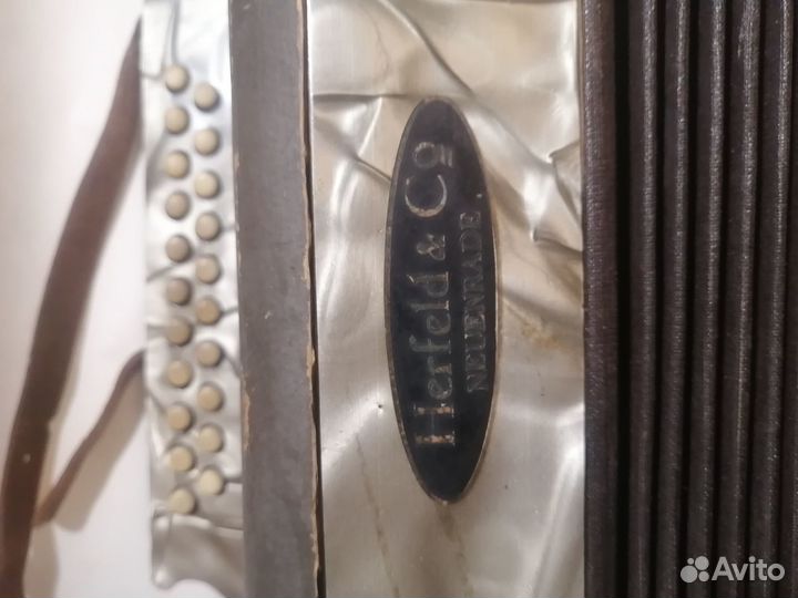 Редкая гармонь Herfeld & Co. Neuenrade Германия