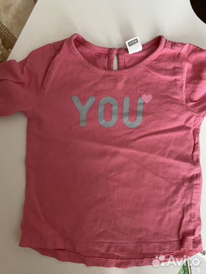 Лонгсливы для девочки 80