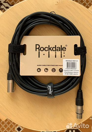 Микрофонный кабель xlr rockdale MC001.20