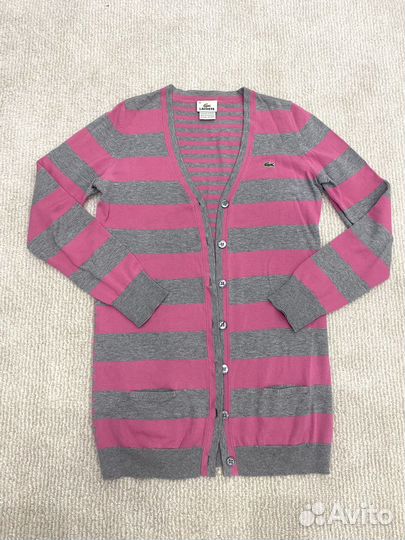 Кардиган женский удлиненный Lacoste, размер 36