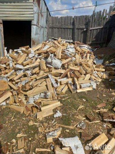 Дрова колотые, чурками
