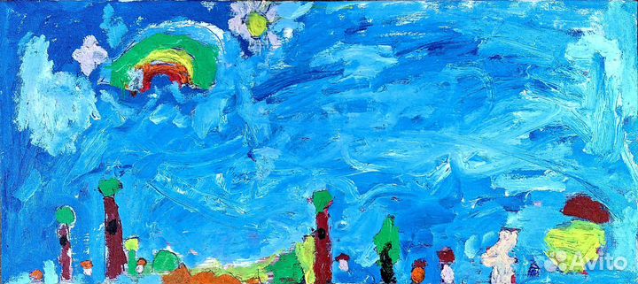 Картина детские рисунки