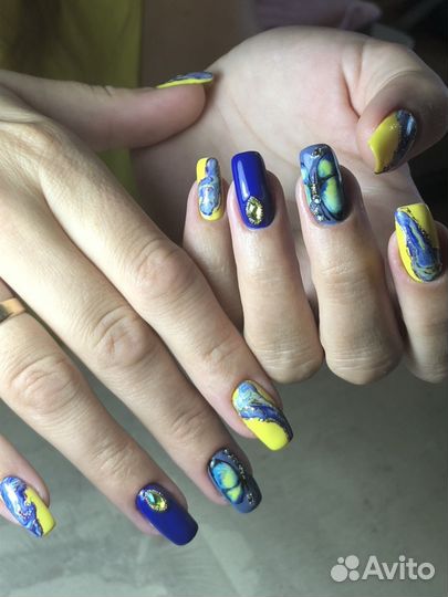 Гель-лак,маникюр,педикюр