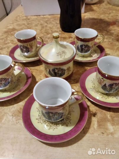 Кофейный сервиз фарфор гдр-торг