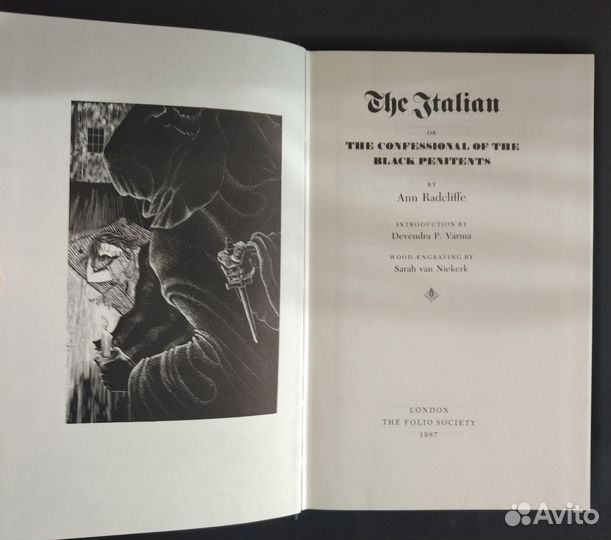 Анна Радклиф. Полное с/с 1/6 на англ. языке. 1987