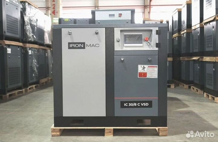 Компрессор винтовой 10 бар IronMac IC 10/10