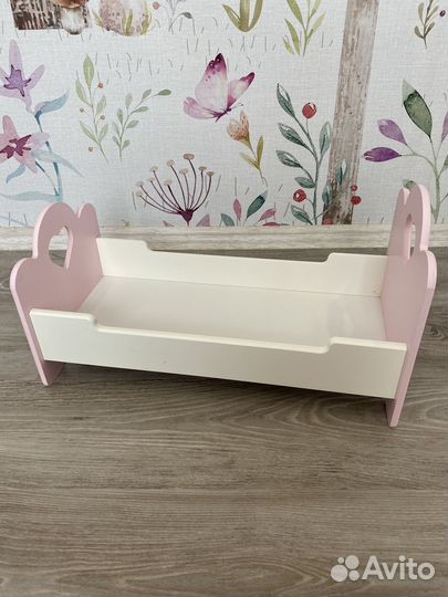 Кроватка для кукол 45см