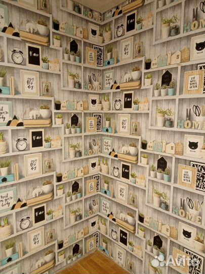 Поклейка обоев