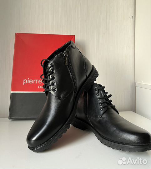 Новые осенние мужские ботинки pierre cardin 45р-р