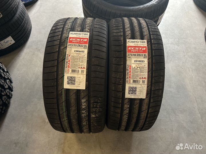 Kumho Ecsta PS71 SUV 275/40 R22 и 315/35 R22