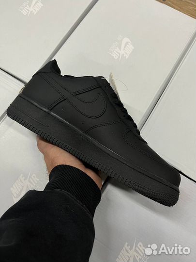 Nike Air Force 1 low черные