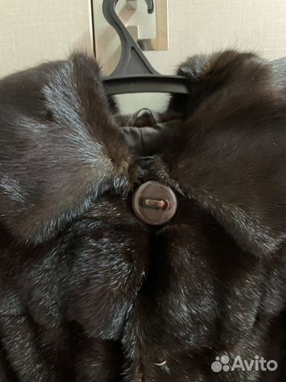 Шуба норковая с капюшоном 42 44
