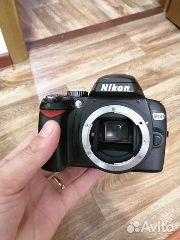 Зеркальный фотоаппарат nikon D60. На доставке