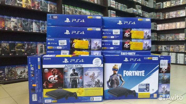 Игровые приставки Sony PS4 slim