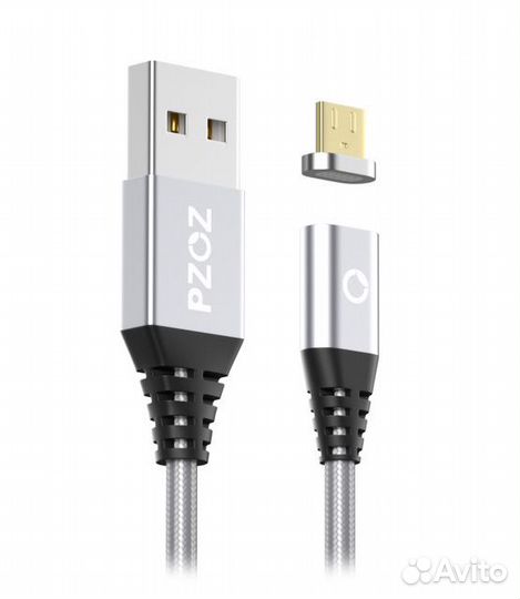 Дата-кабель USB Micro магнитный