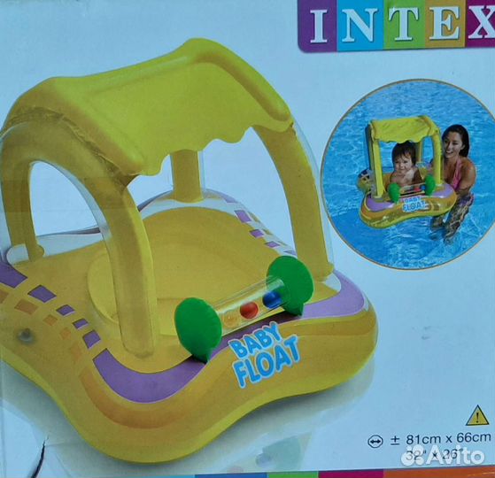 Круг/флот/ходунки для плавания intex
