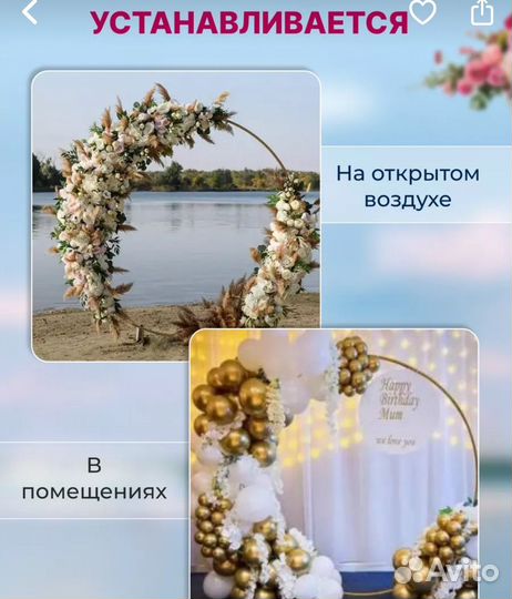 Фотозона круглая аренда