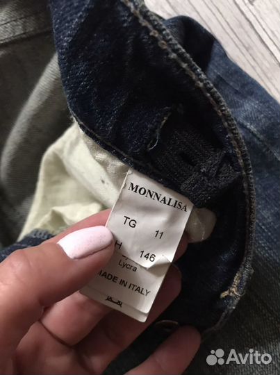 Джинсы бриджи Monnalisa