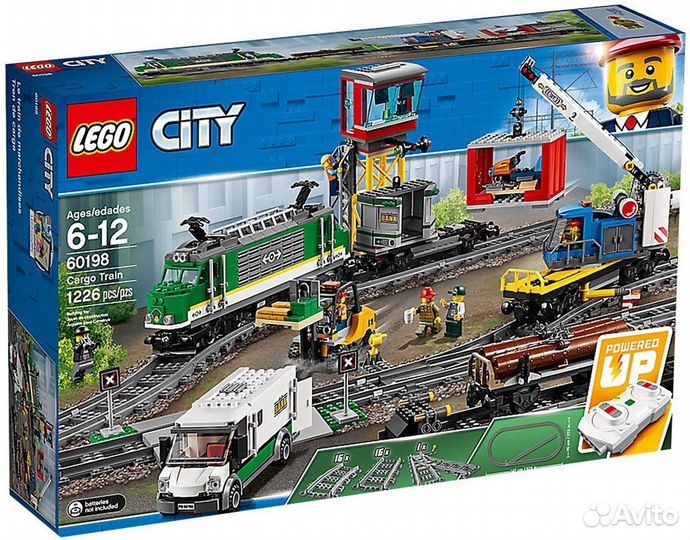 Конструктор lego City Trains 60198 Товарный поезд