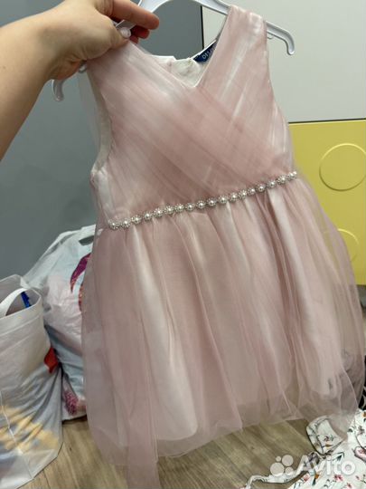 Платье и ботинки для девочки