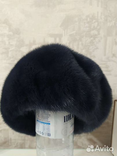 Норковый берет мягкий