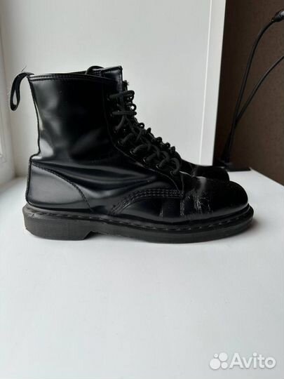 Dr martens ботинки mono black