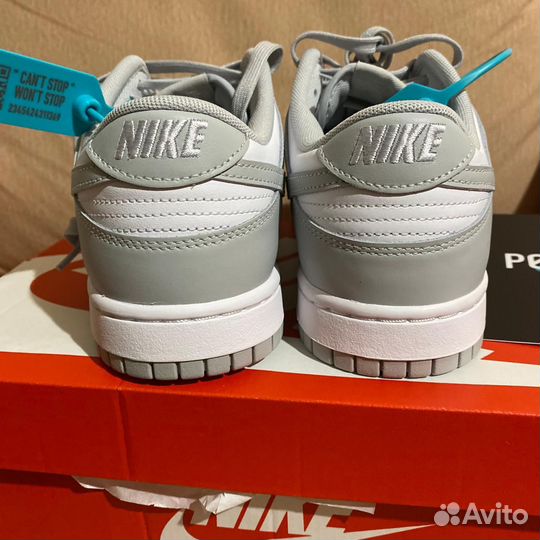 Кроссовки nike dunk low grey fog Оригинал