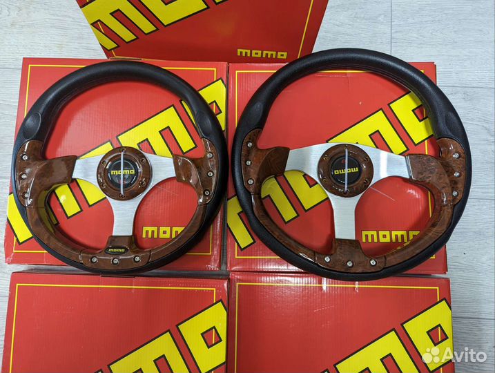 Гоночный руль momo реплика новый