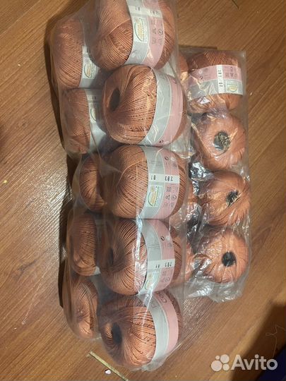 Пряжа хлопок мерсеризованный